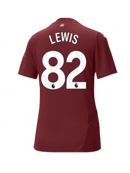 Manchester City Rico Lewis #82 Zenski Rezervni Dres 2024-25 Kratak Rukavima